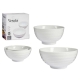 SET.2 INSALATIERE PORCELLANA20x20x9 - 16x16x8