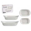 SET.2 PIROFILE RETTANG. C/MAN.35x23x8 - 31x20x7,5