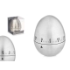 TIMER DA CUCINA A UOVO IN ACCIAIO  6x6x7,5