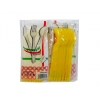 FORCHETTE GIALLE 20 PZ PLASTICA