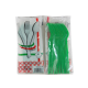 FORCHETTE VERDE 20 PZ PLASTICA