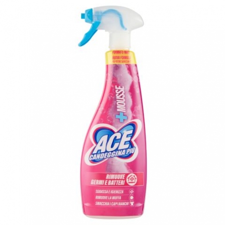 ACE MOUSSE CANDEGGINA SPRAY PIU' 800 ML. (ROSA)