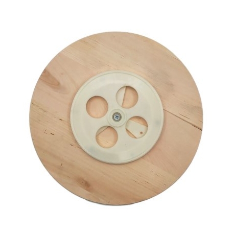 TAGLIERE LEGNO GIREVOLE35 CM - SPESS.1,5 CM