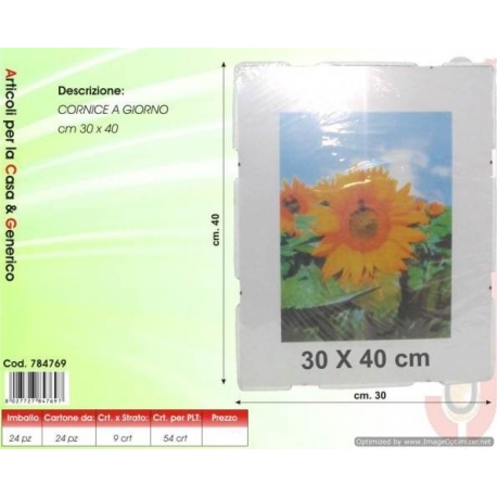 CORNICE A GIORNO 30X40 FURORE