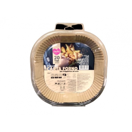 DEALO CARTA FORNO 20PZ QUADR. 20X20 CM.