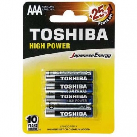 TOSHIBA MINISTILO AAA 4 PZ.HIGH POWER