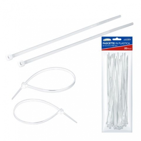 FASCETTE PLASTICA 40 CM-20 PZ.