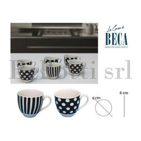 BECA 6 TAZZE CAFFE' S/PIAT. 77262