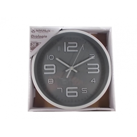 OROLOGIO MODERNO BIANCO EGRIGIO