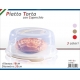 PIATTO TORTA CON COPERCHIOH.18 CM. - L.35 CM.