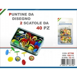PUNTINE DA DISEGNO 2 x 40 PZ.