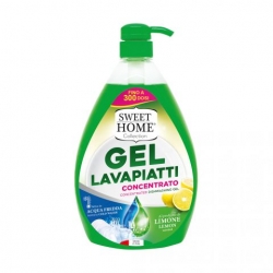SWEET HOME GEL LAVAPIATTI CONCENTRATO AL LIMONE 1000 ML.
