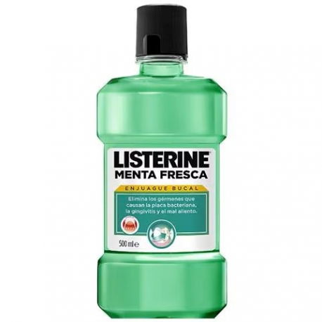 LISTERINE MENTA FRESCA 500 ML.(VERDE)