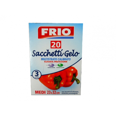 FRIO SACCHI GELO 20 PZ.-23x32
