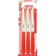 DE LUCA 6 COLTELLI DA TAVOLAINOX ROSSO