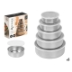 SET 5 SCATOLE PER IL PRANZO INACCIAIO INOX