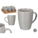 TAZZA MUG GRIGIA 330 ML.