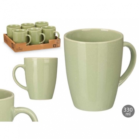 TAZZA MUG VERDE MENTA 330 ML.