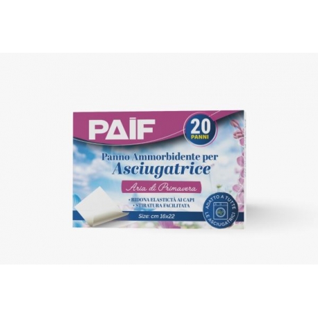 PAIF FOGLI ASCIUGATRICE ARIA DI PRIMAVERA  20 PZ.