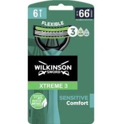 WILKINSON RAS.XTREME3 FLEX SENSITIVE 6 PZ.