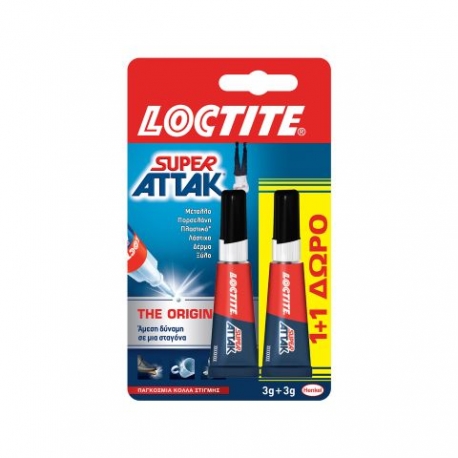 ATTAK LOCTITE SUPER 2 PZ.3+3 GR.