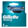 GILLETTE MACH 3 RIC.X4