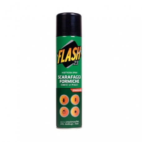 INSETTICIDA FLASH SCARAFAGGI& FORMICHE 400 ML.