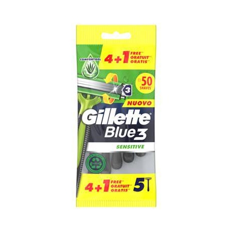 GILLETTE RASOI BLUE3 X4+1 SEN