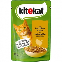 KITEKAT GATTO TACCHINO IN SALSA GR.85