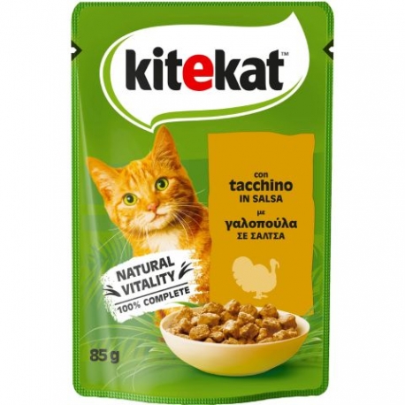 KITEKAT GATTO TACCHINO IN SALSA GR.85
