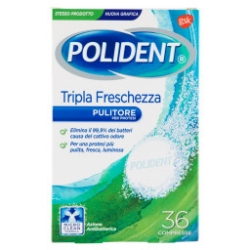 POLIDENT TABS TRIPL.FRESC.X 3
