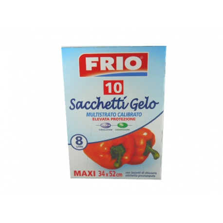 FRIO SACCHI GELO 10 PZ.-34x52