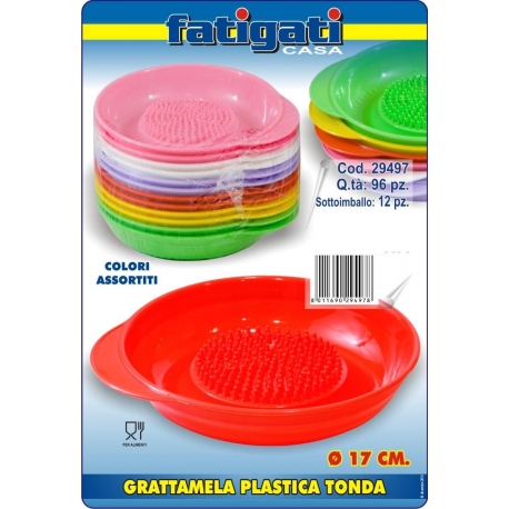GRATTAMELA PLAST.TONDA CM.17