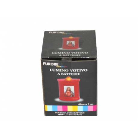 LUMINO VOTIVO A BATTERIE (NON INCLUSE)