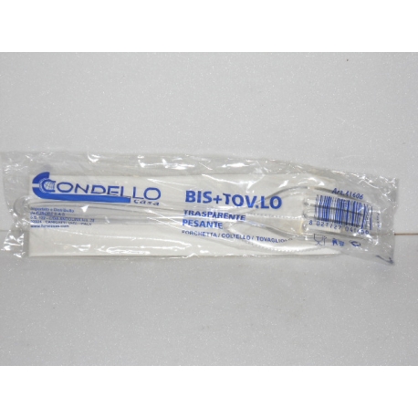 MONOUSO POSATE+TOVAGLIOLO