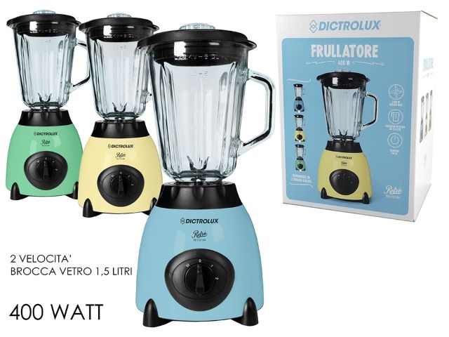 FRULLATORE 400W IN VETRO 1.5 LT