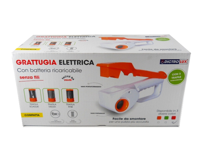 GRATTUGIA ELETTRICA C/RICARICA